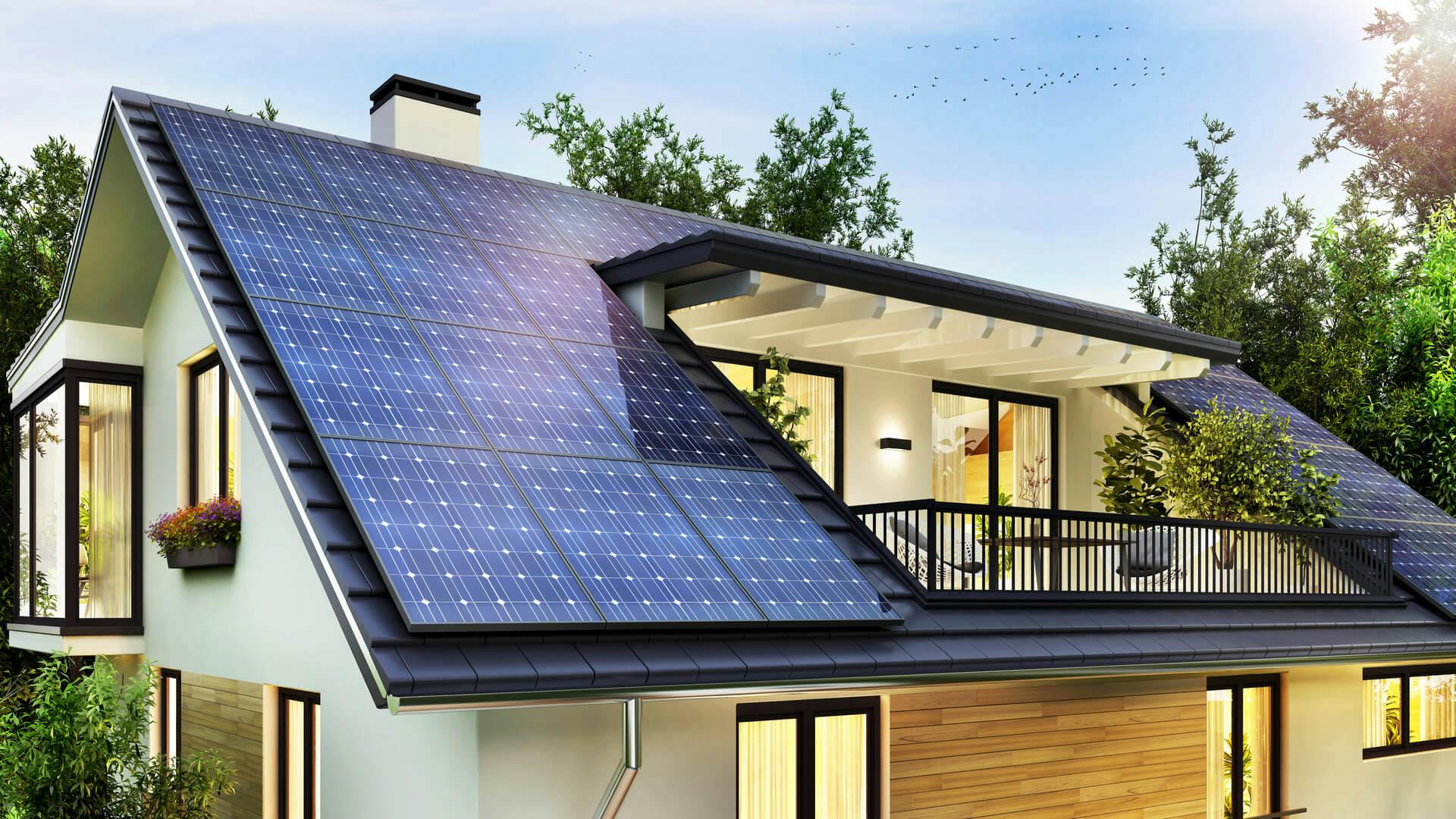 Solar Panel House