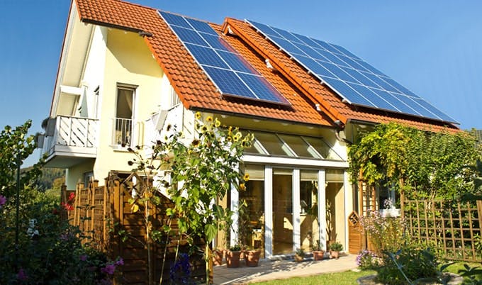 Solar Panel House