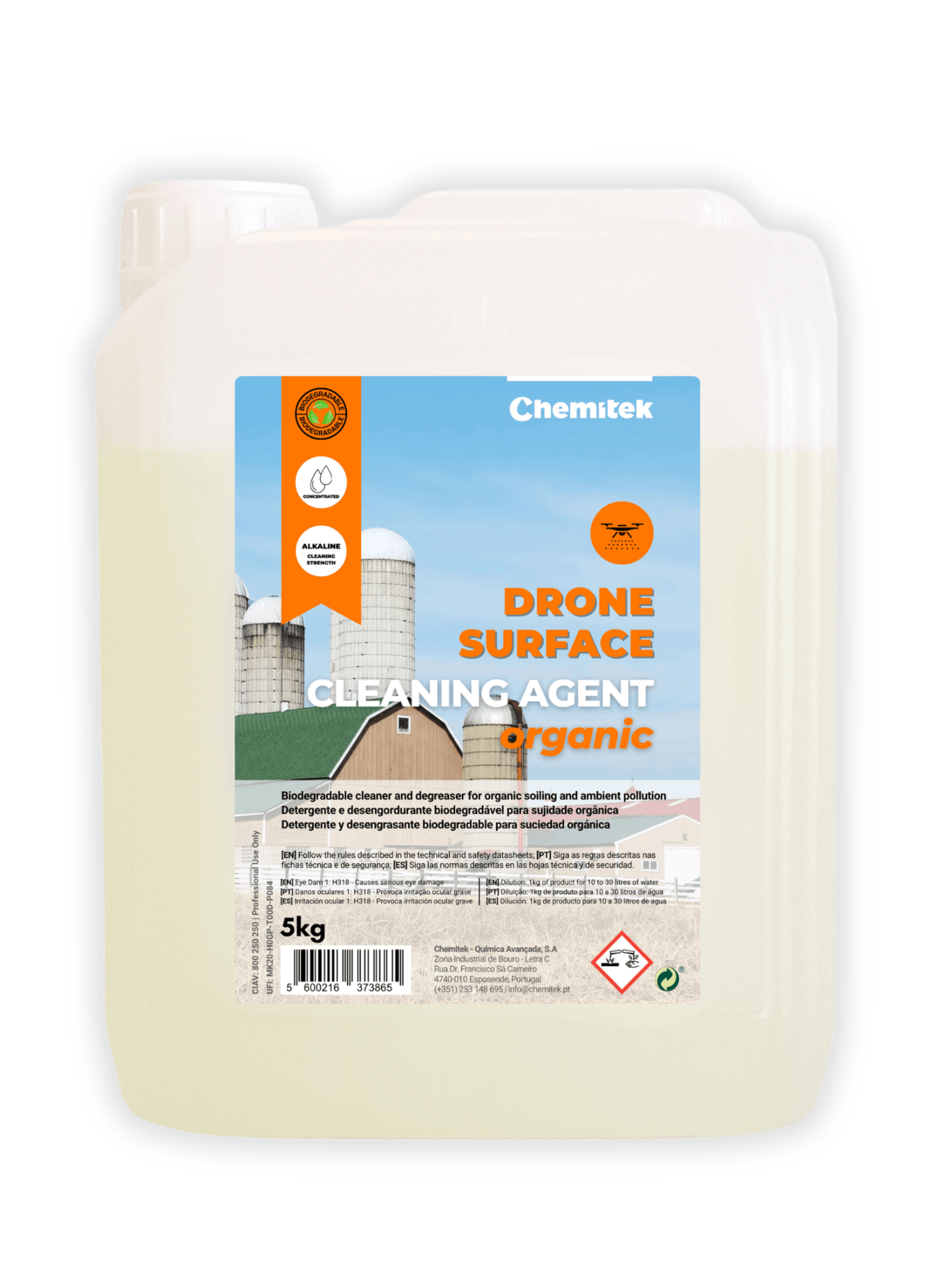 image - Drone Surface Cleaning Agent – Organic