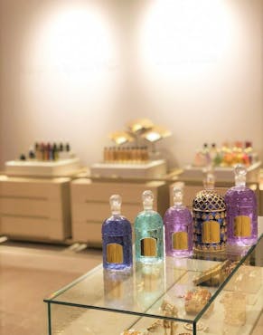 Guerlain engraving atelier at the Cheval Blanc Spa
