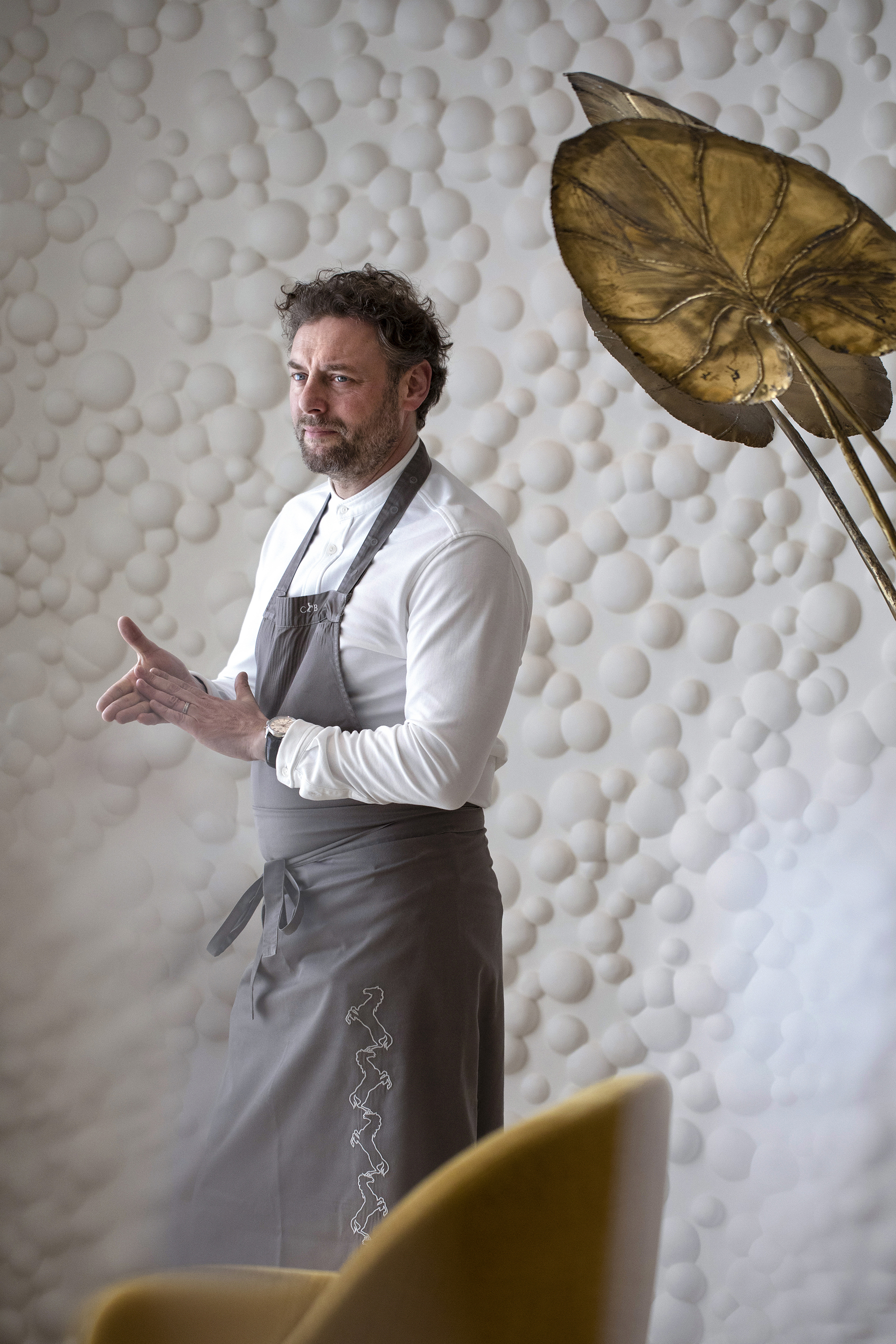 Chef Arnaud Donckele à Cheval Blanc Paris