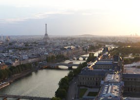 Vue de l'hôtel Cheval Blanc Paris