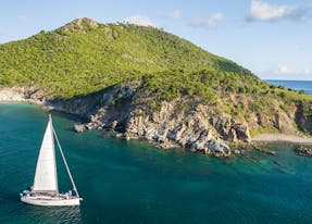 Sailing boat Caribbean