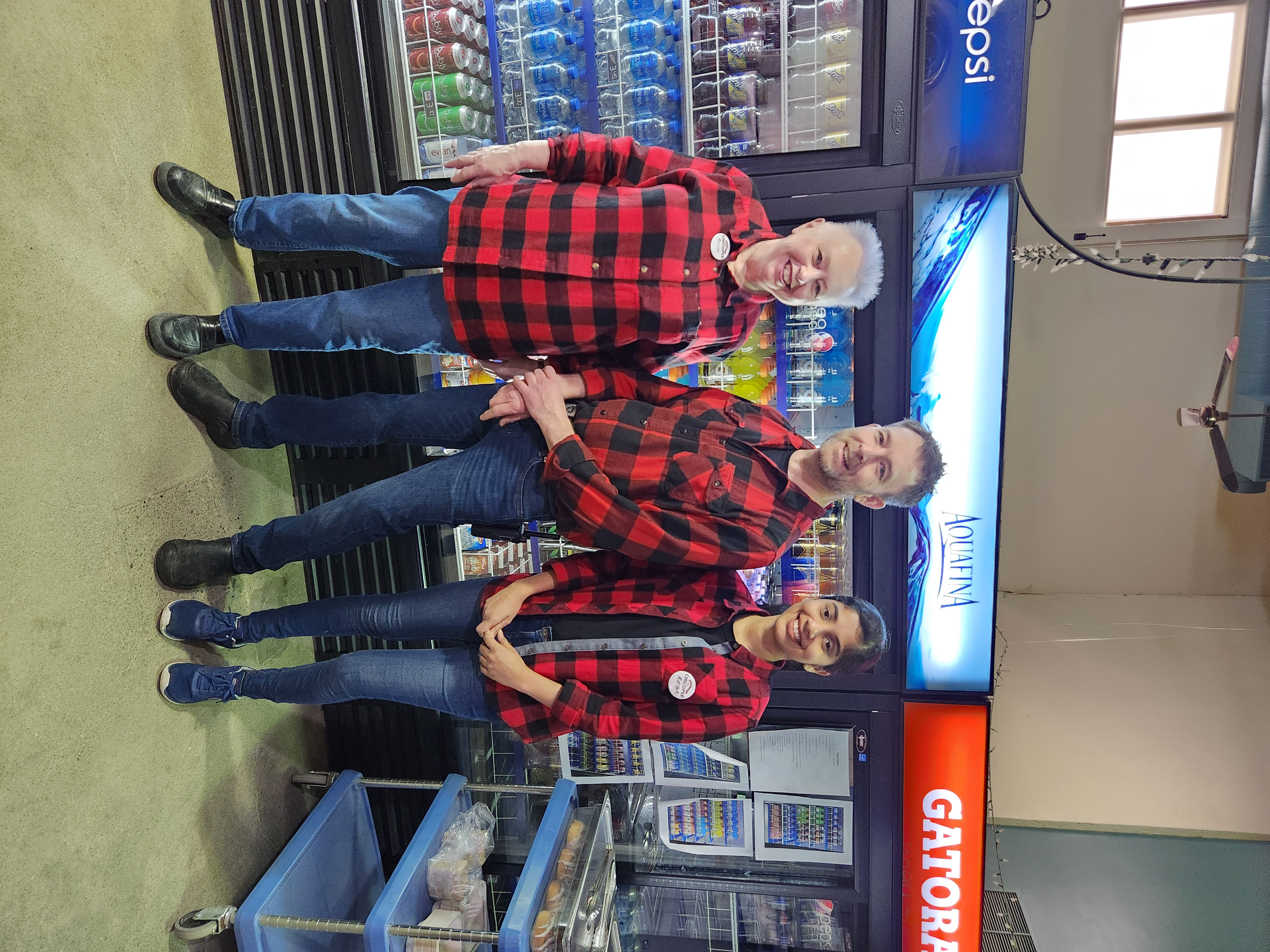 Food and beverage staff in the Chicopee Hall stocking.