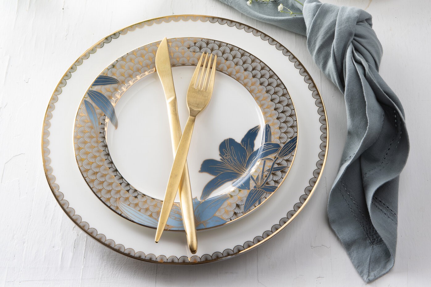 Royal Worcester Blue Lily
