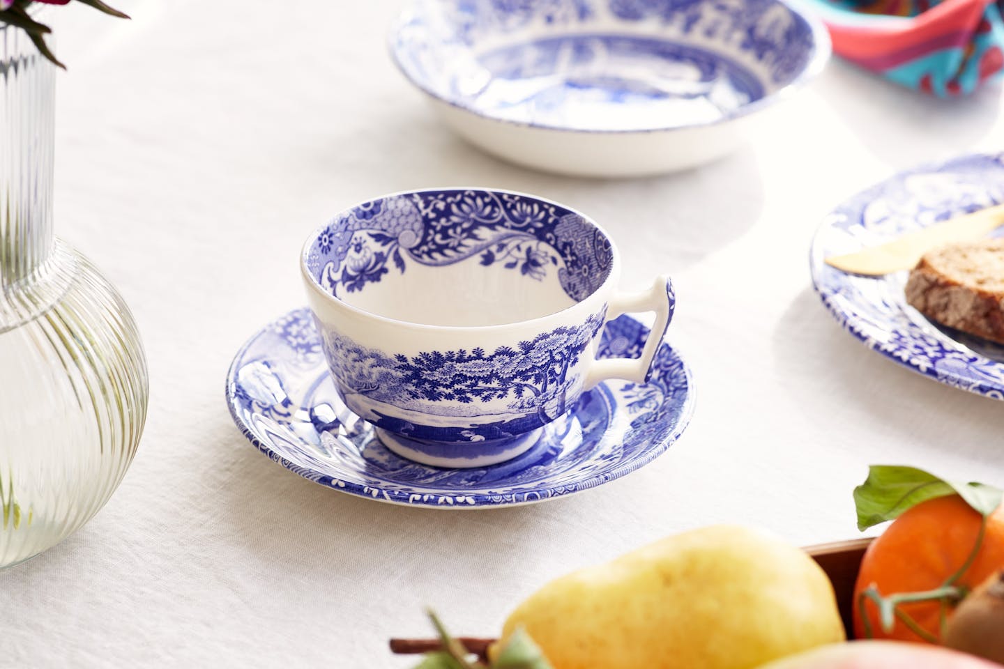 Spode Blue Italian Teacup