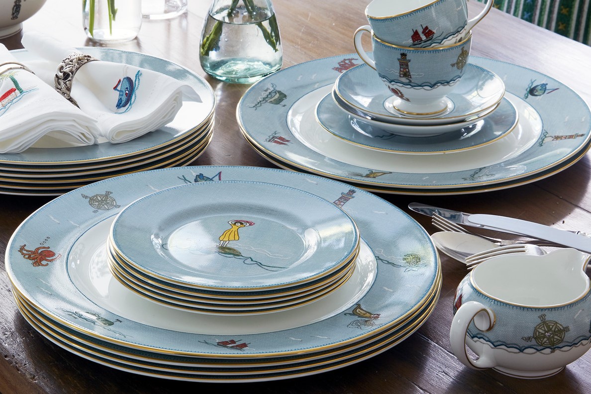 Wedgwood Sailor's Farewell by Kit Kemp
