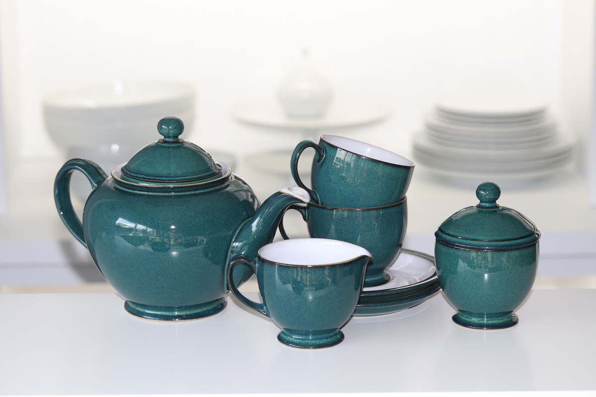 Denby Tea Sets Order Online Today Blue Haze Teapot | Tea pots, Denby, Tea