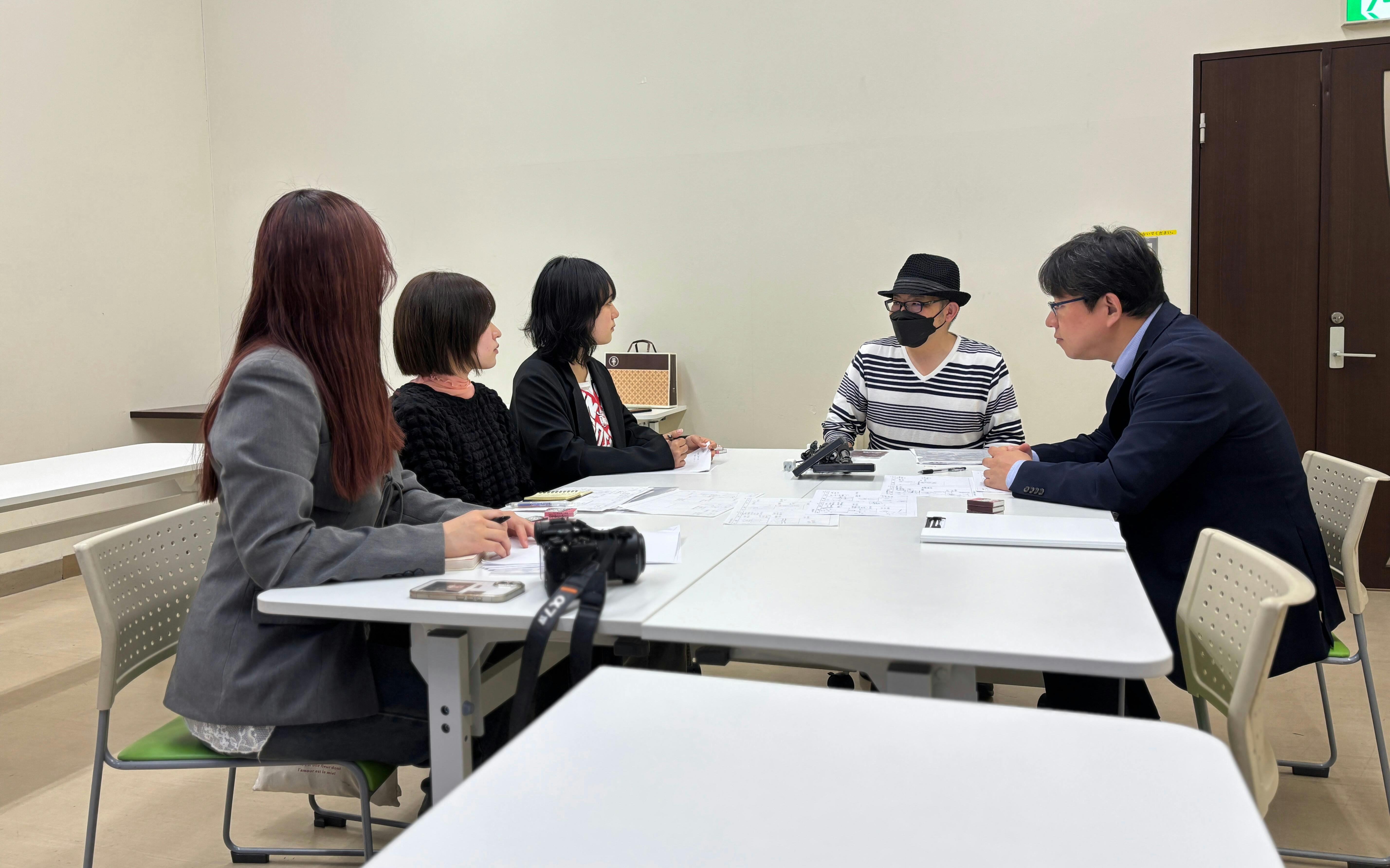 制作会議の風景