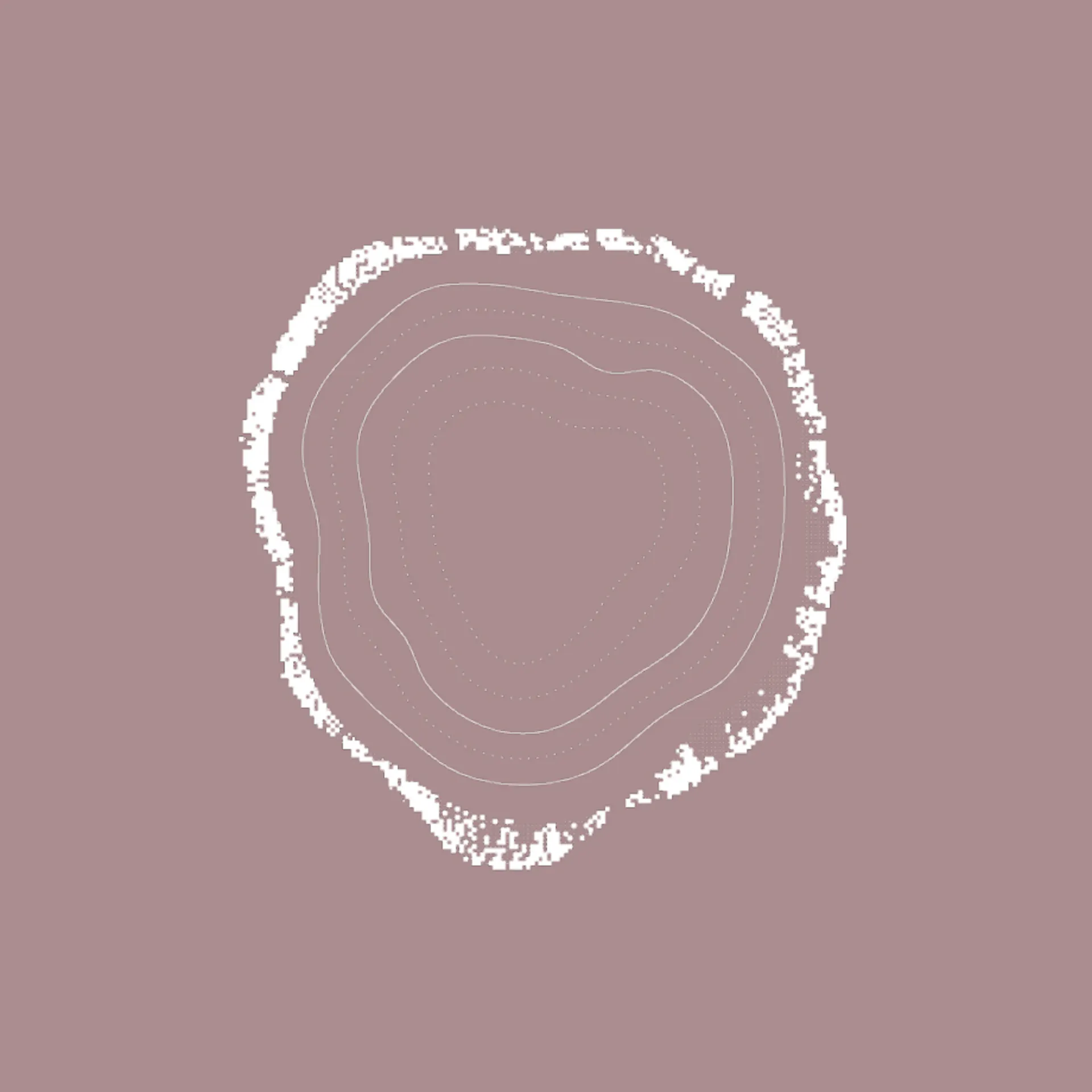 tree ring pixel illustration