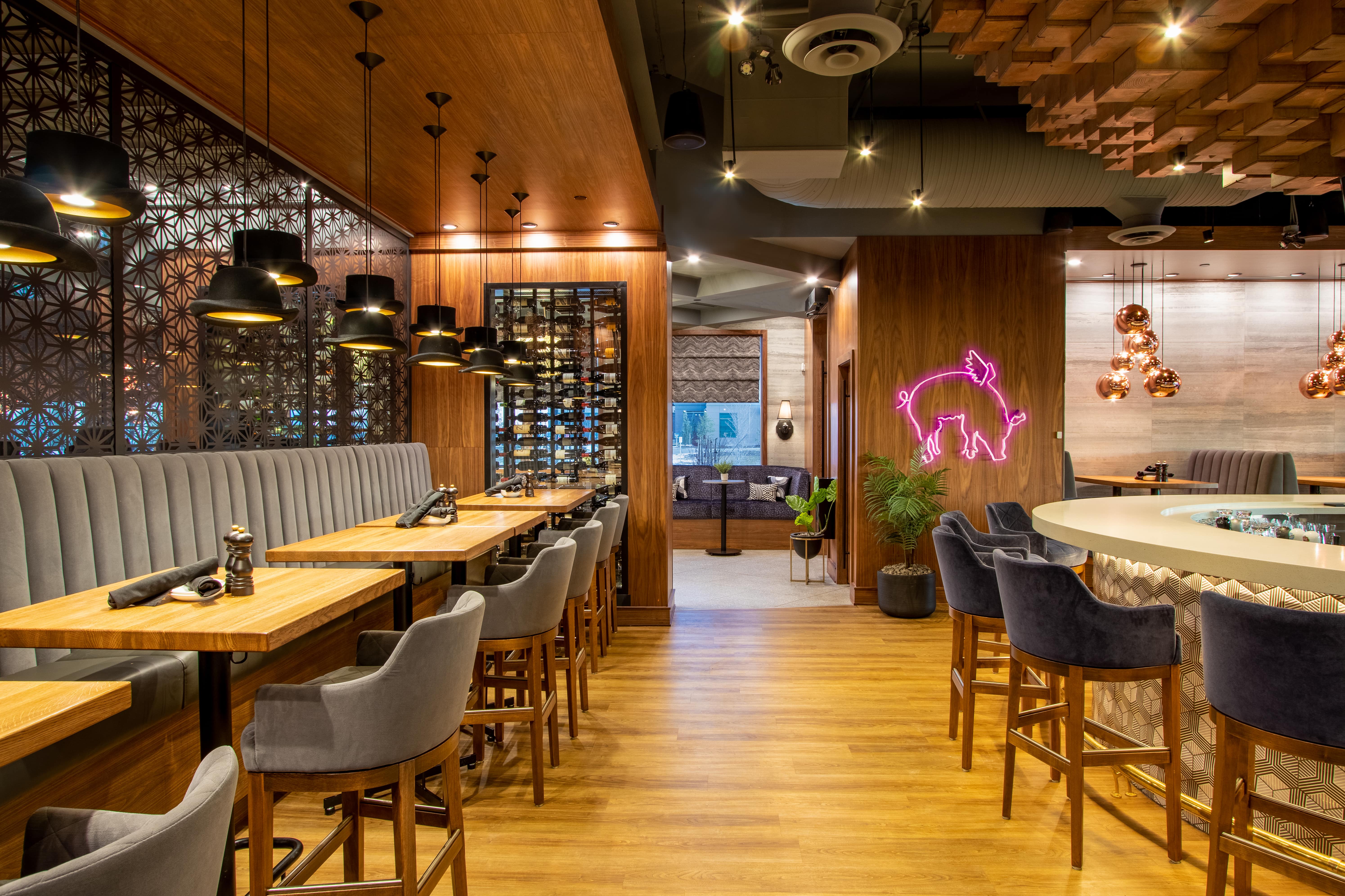 Interior of Chop in the Chop Sherwood Park