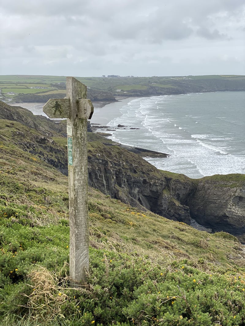 A view out to the Welsh coast