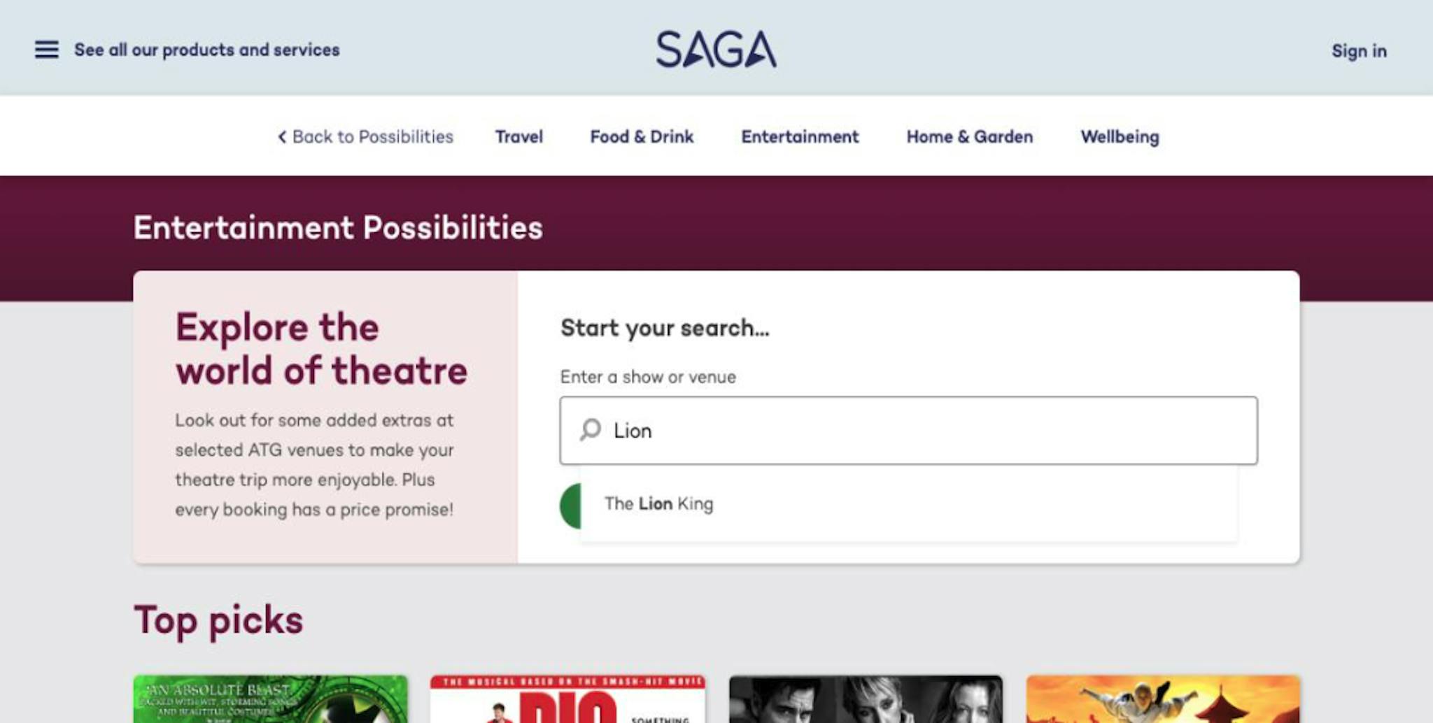 Saga Membership Platform - Home