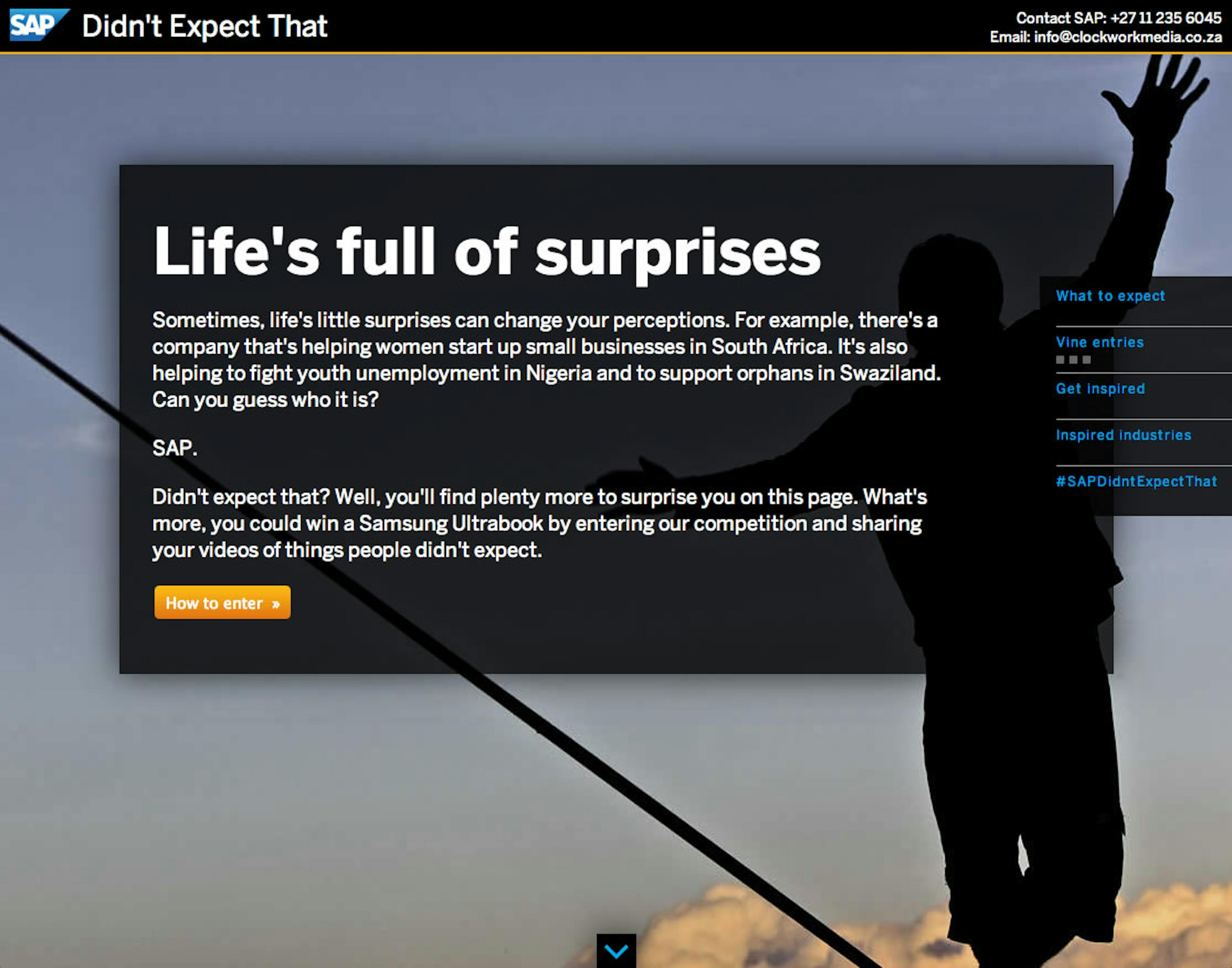 SAP Didn't Expect That - Home Page