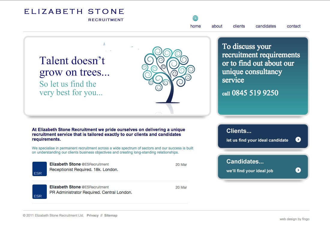 Elizabeth Stone Recruitment - Home Page