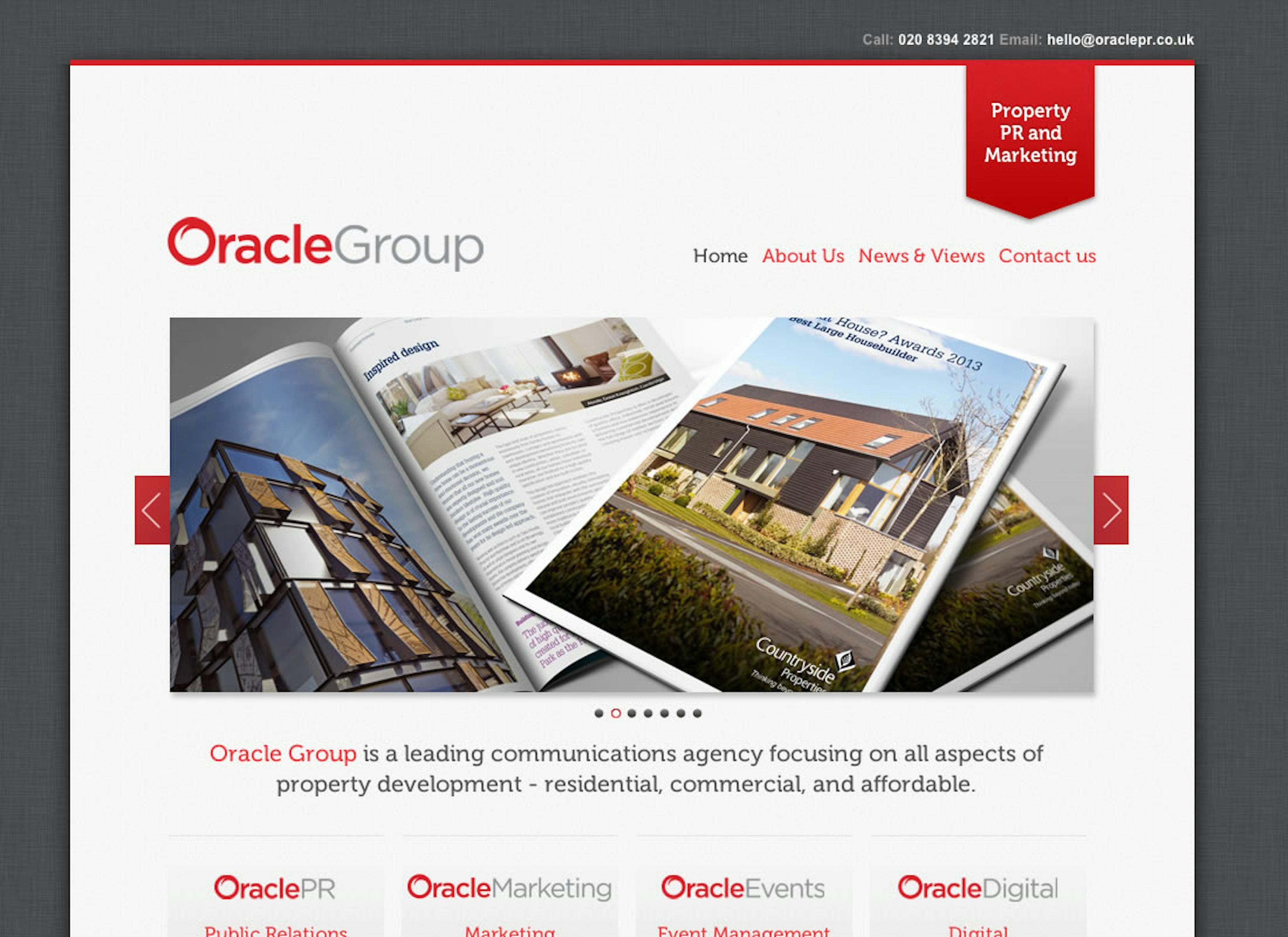 Oracle PR - Home Page