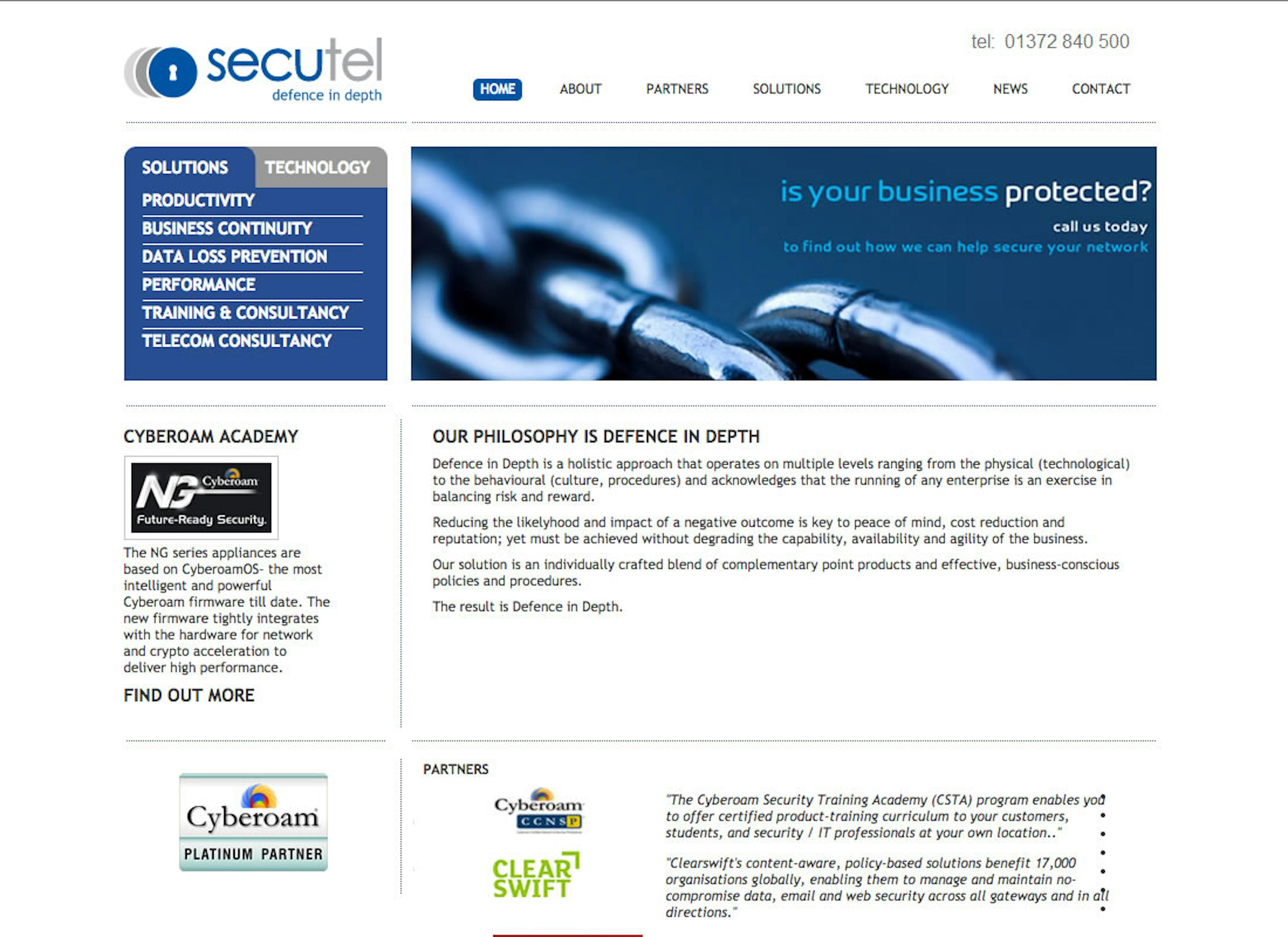 Secutel - Home Page