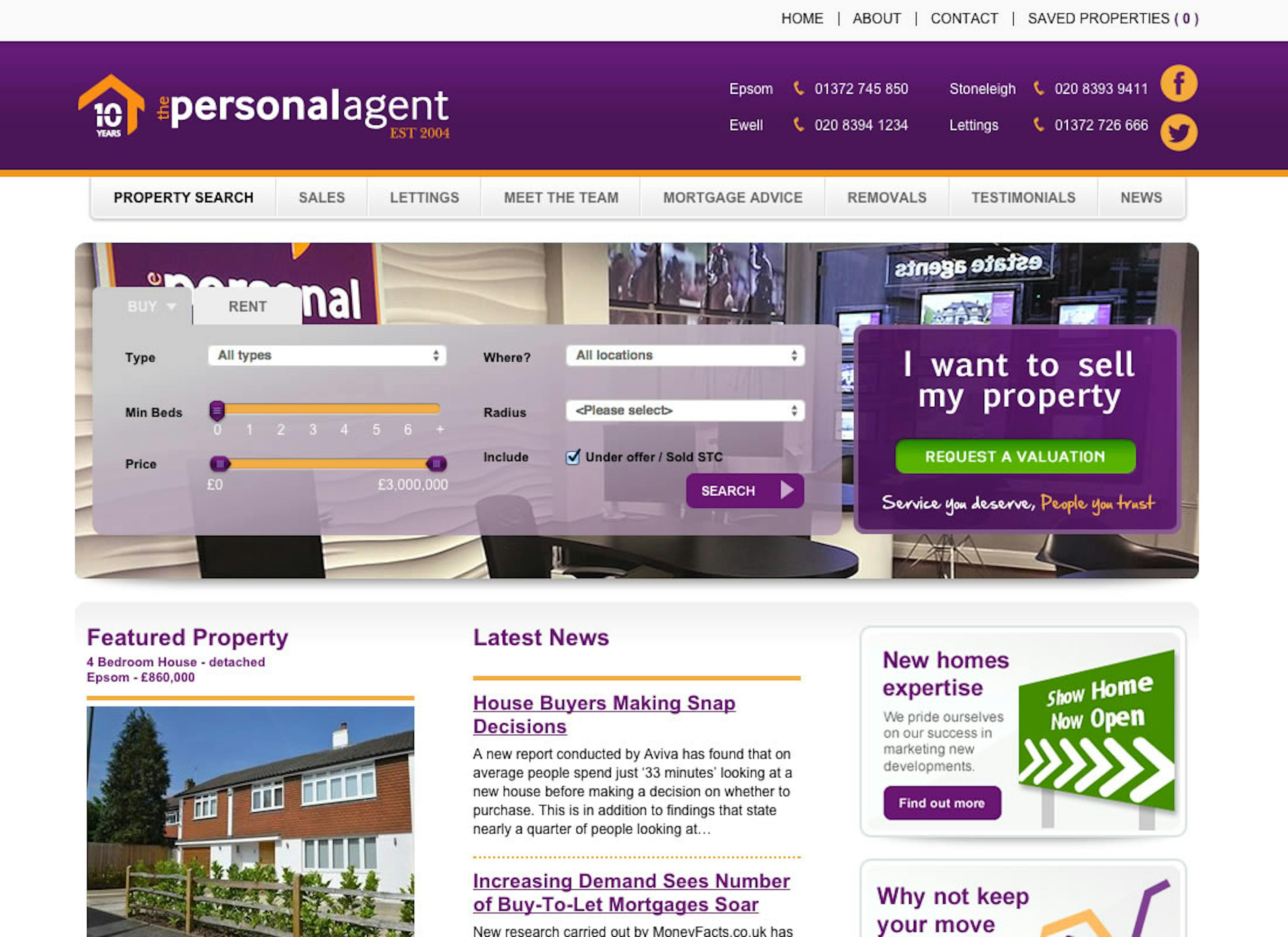 The Personal Agent - Home Page