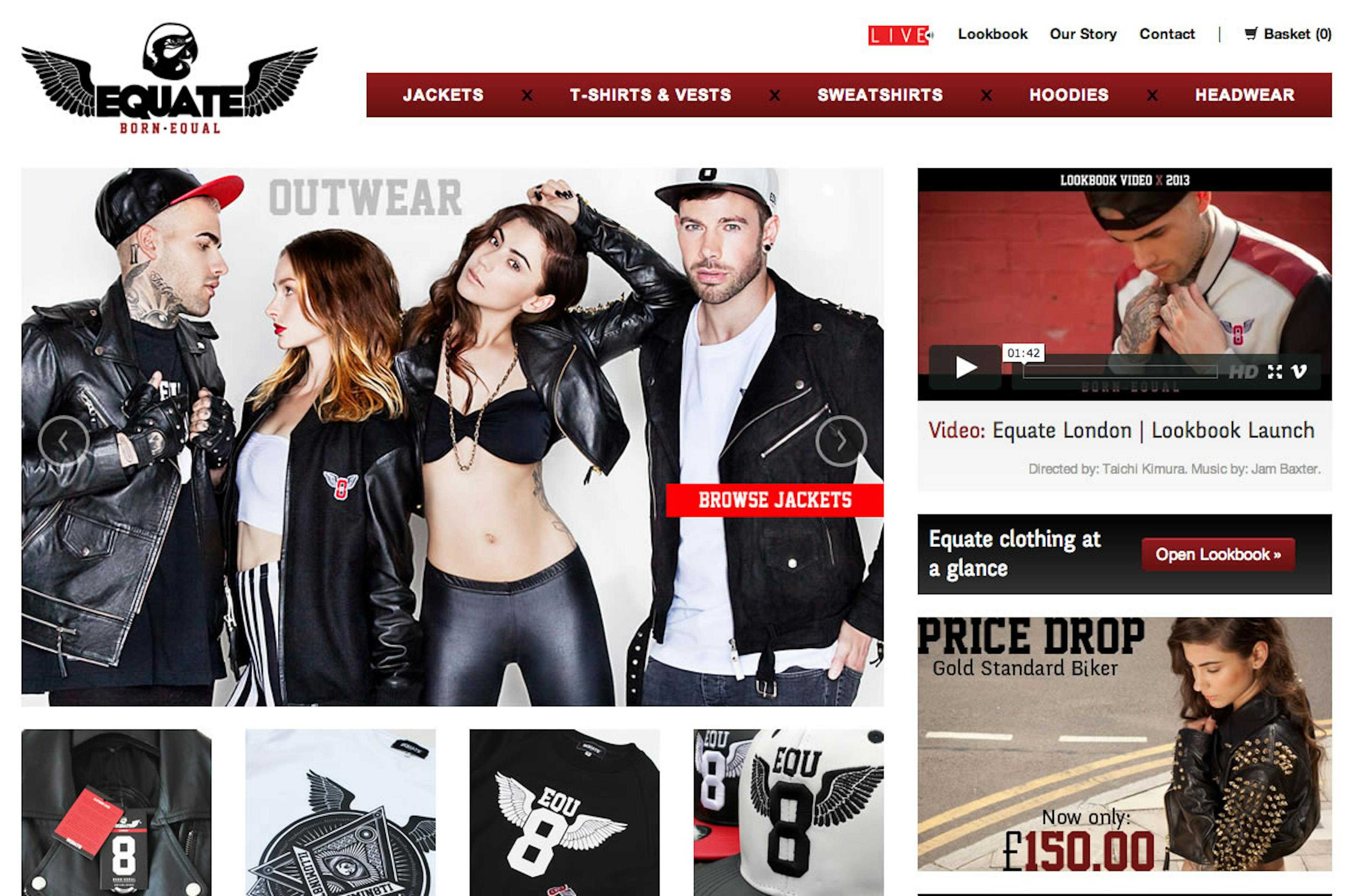 Equate Clothing - Home Page