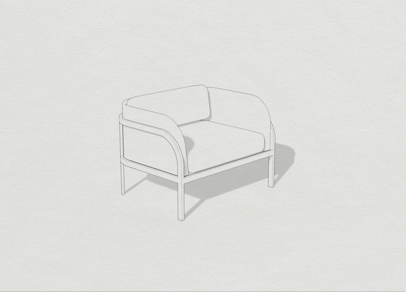 Edenvale Club Chair sketch