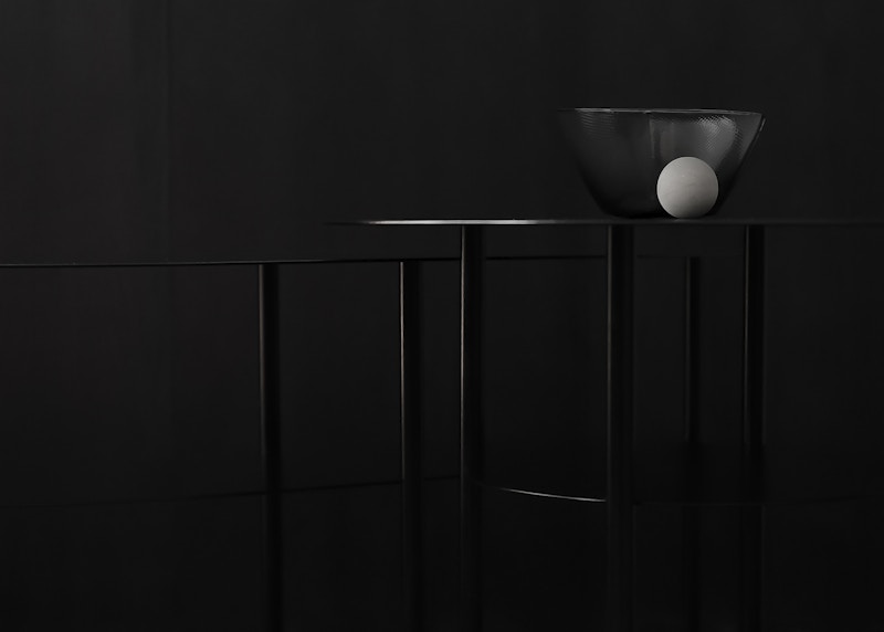 Haldane Side Tables - Metal Side Table Detail