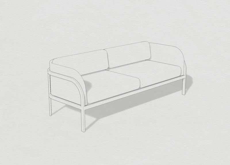Edenvale Sofa sketch 