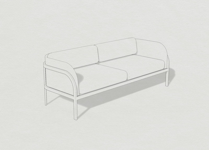 Edenvale Sofa sketch