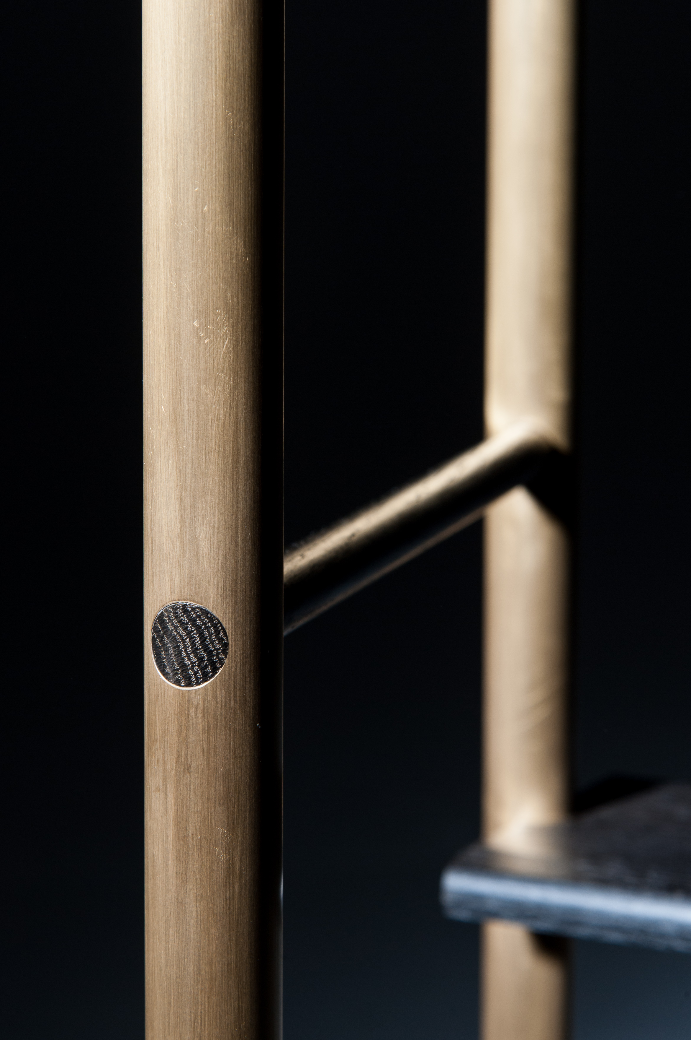 Brass and Bog Oak- Hand Made