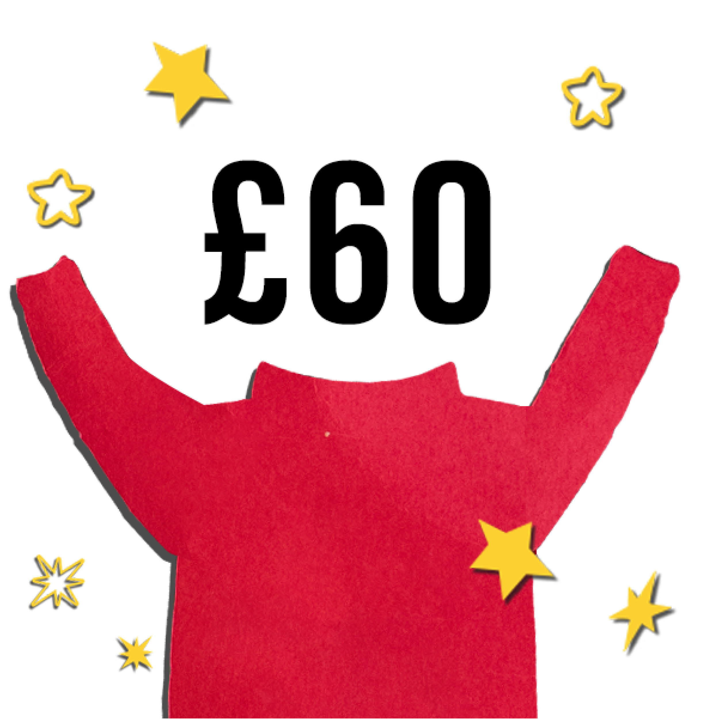 You raised £60!