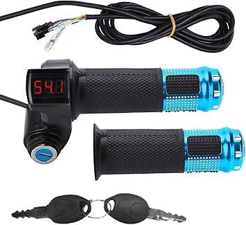 Throttle with key and display