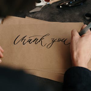 Thank you card