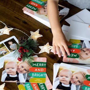 addressing holiday cards