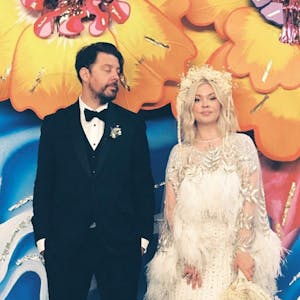 Bri Emery and husband wedding photo in New Orleans