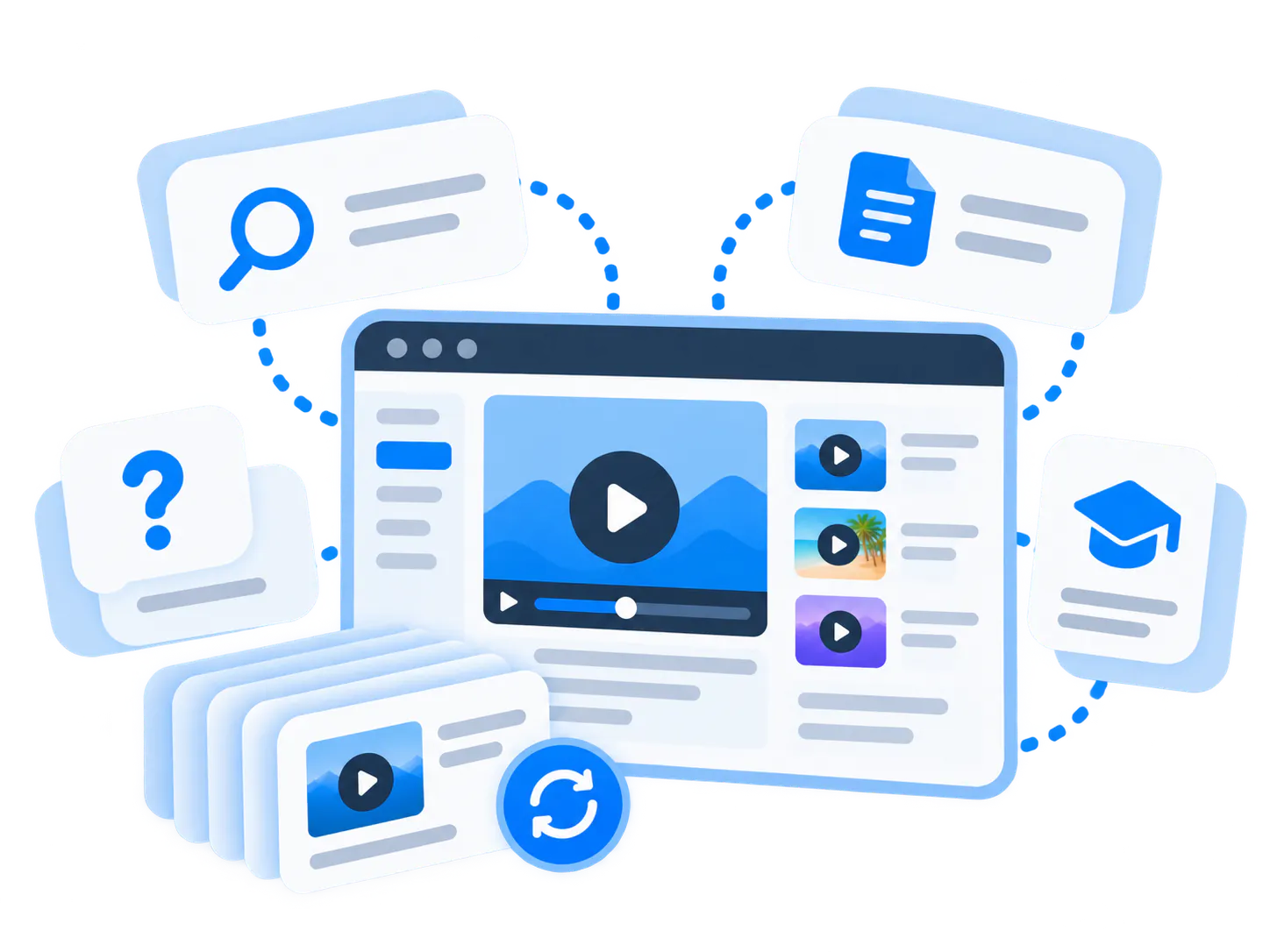 Repeated product explanations turned into reusable video guidance
