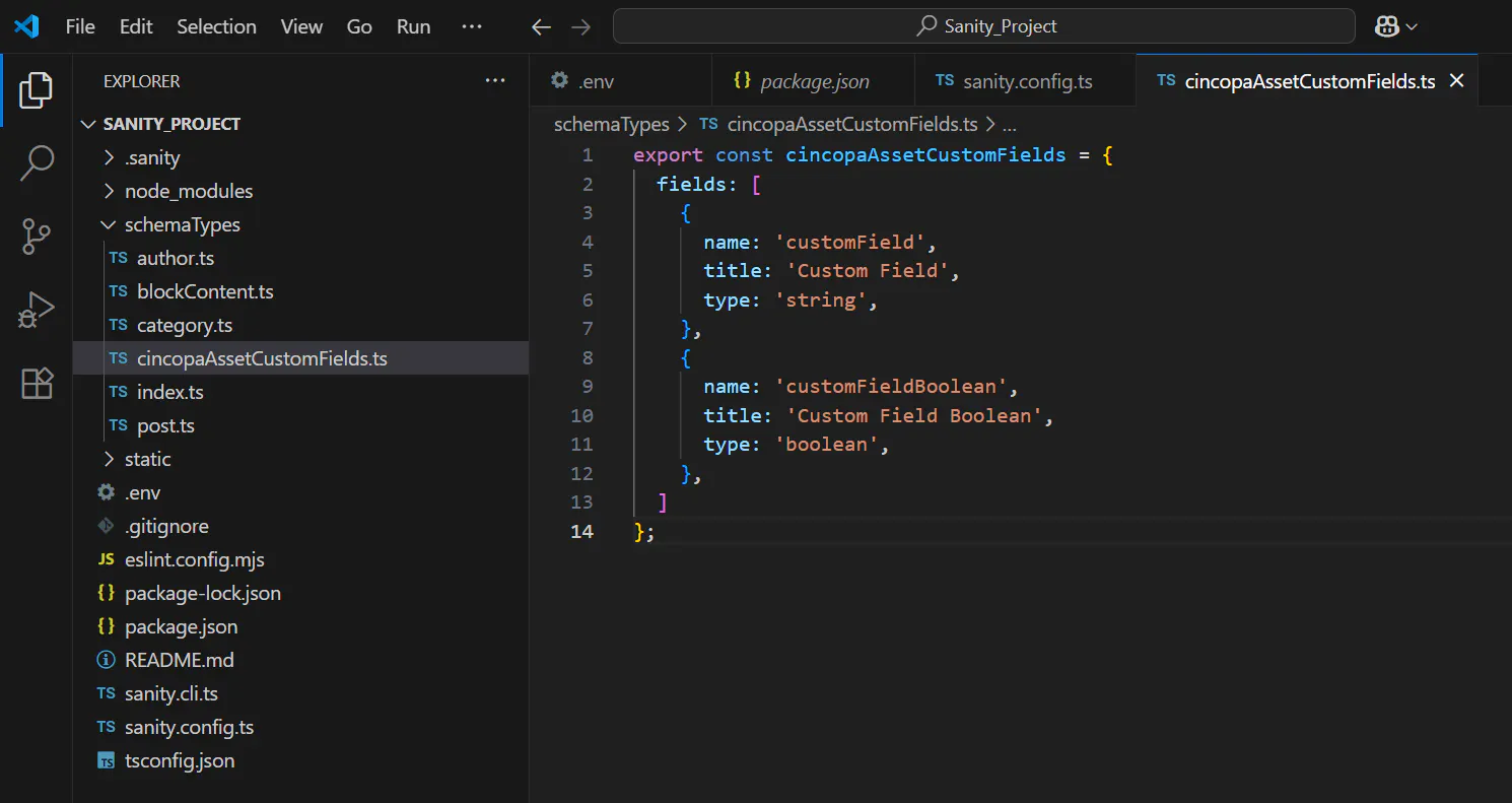 Integrate Cincopa with Sanity