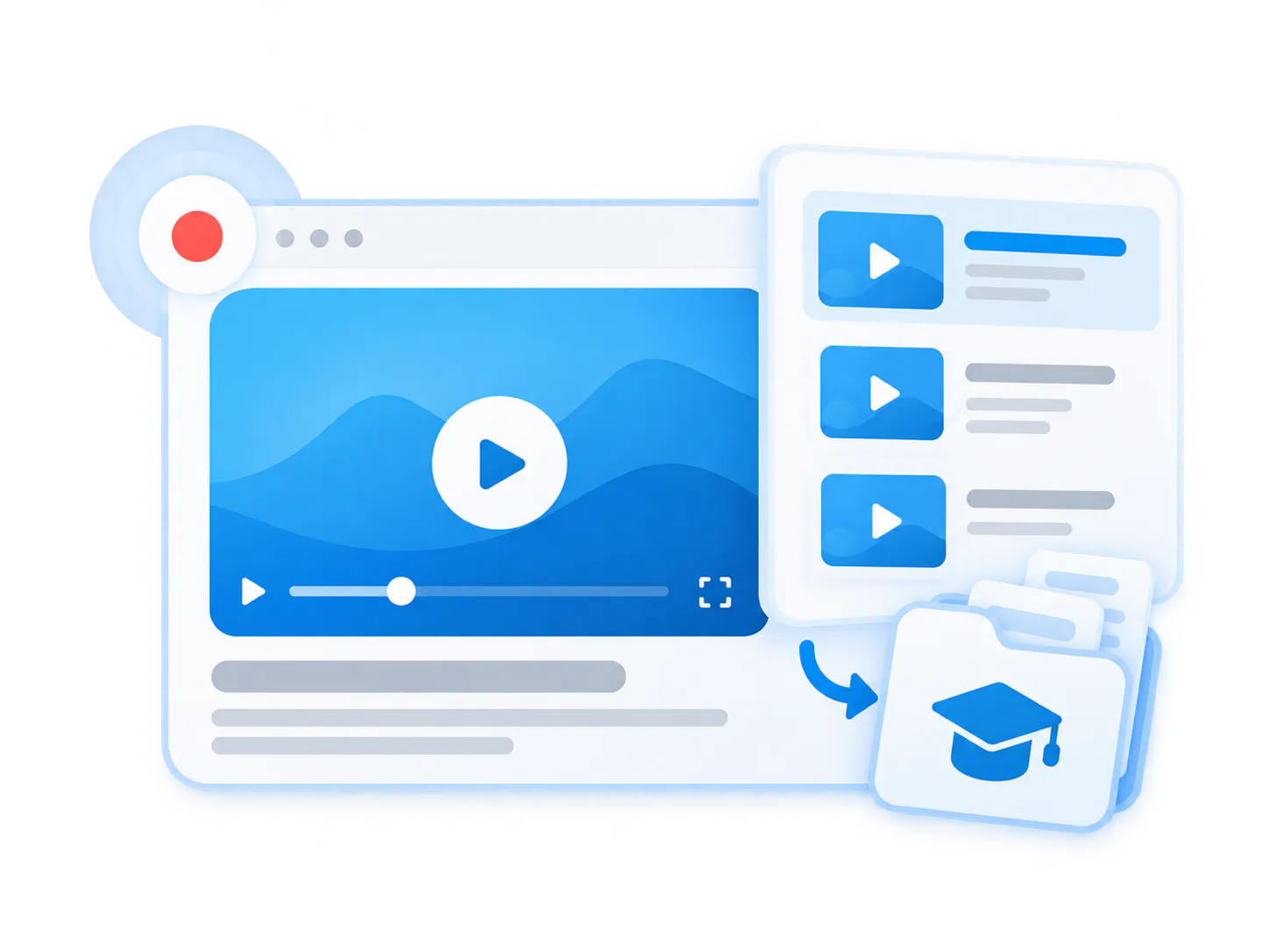 Meeting recordings and recorded webinars
