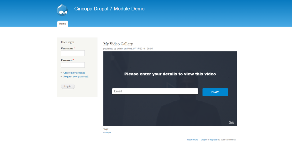 Cincopa For Drupal Module