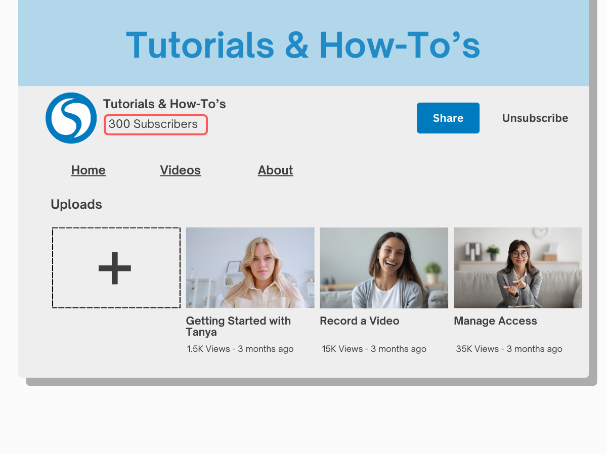 Subscriber Count Control on CincoTube — Cincopa product update illustration