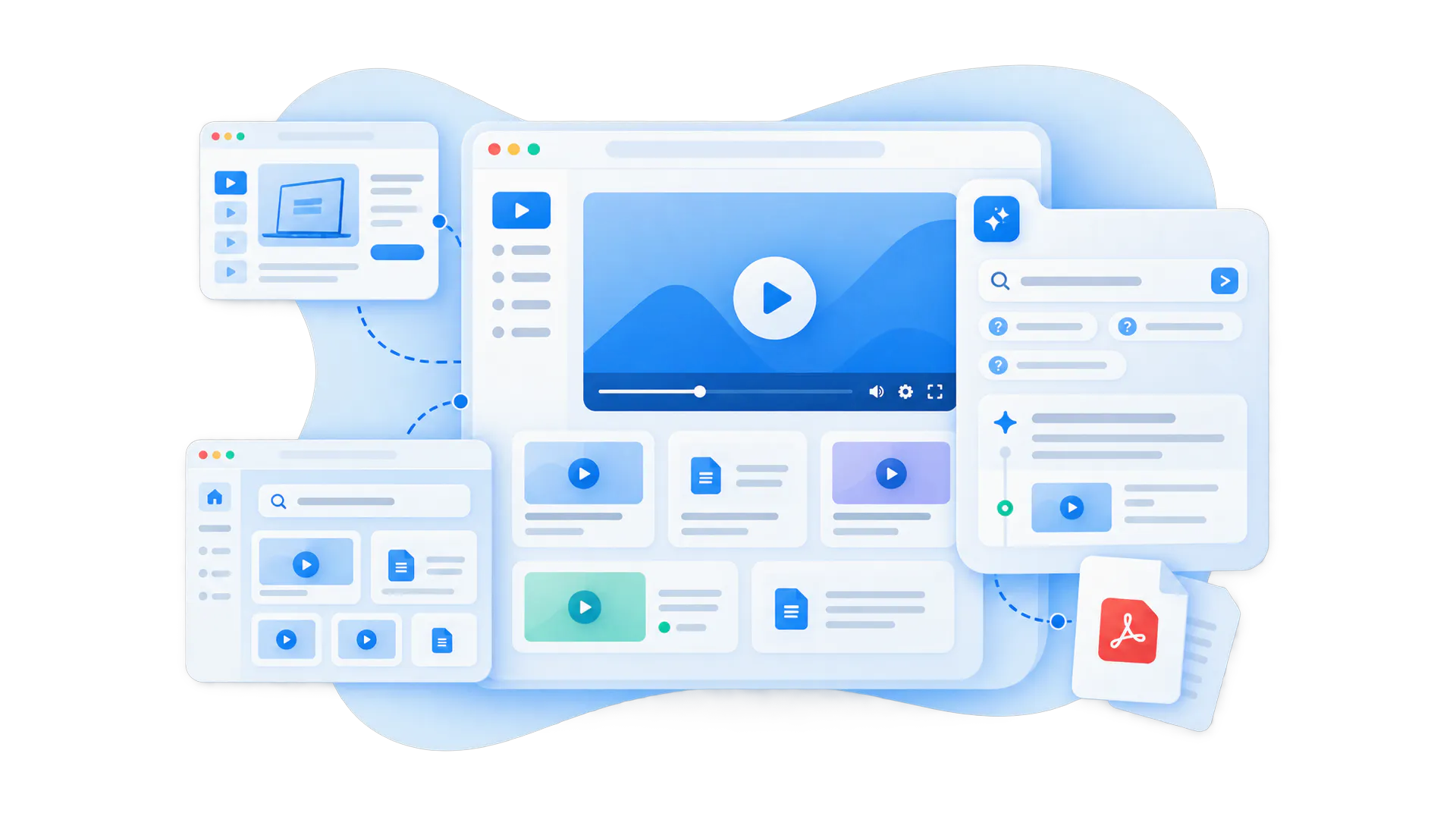 Product education video platform