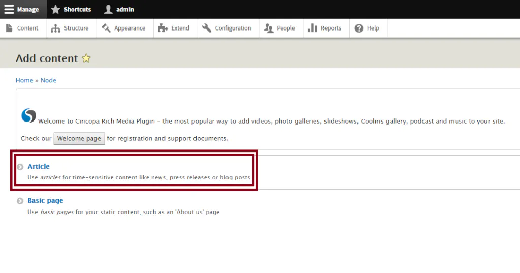 Cincopa For Drupal Module