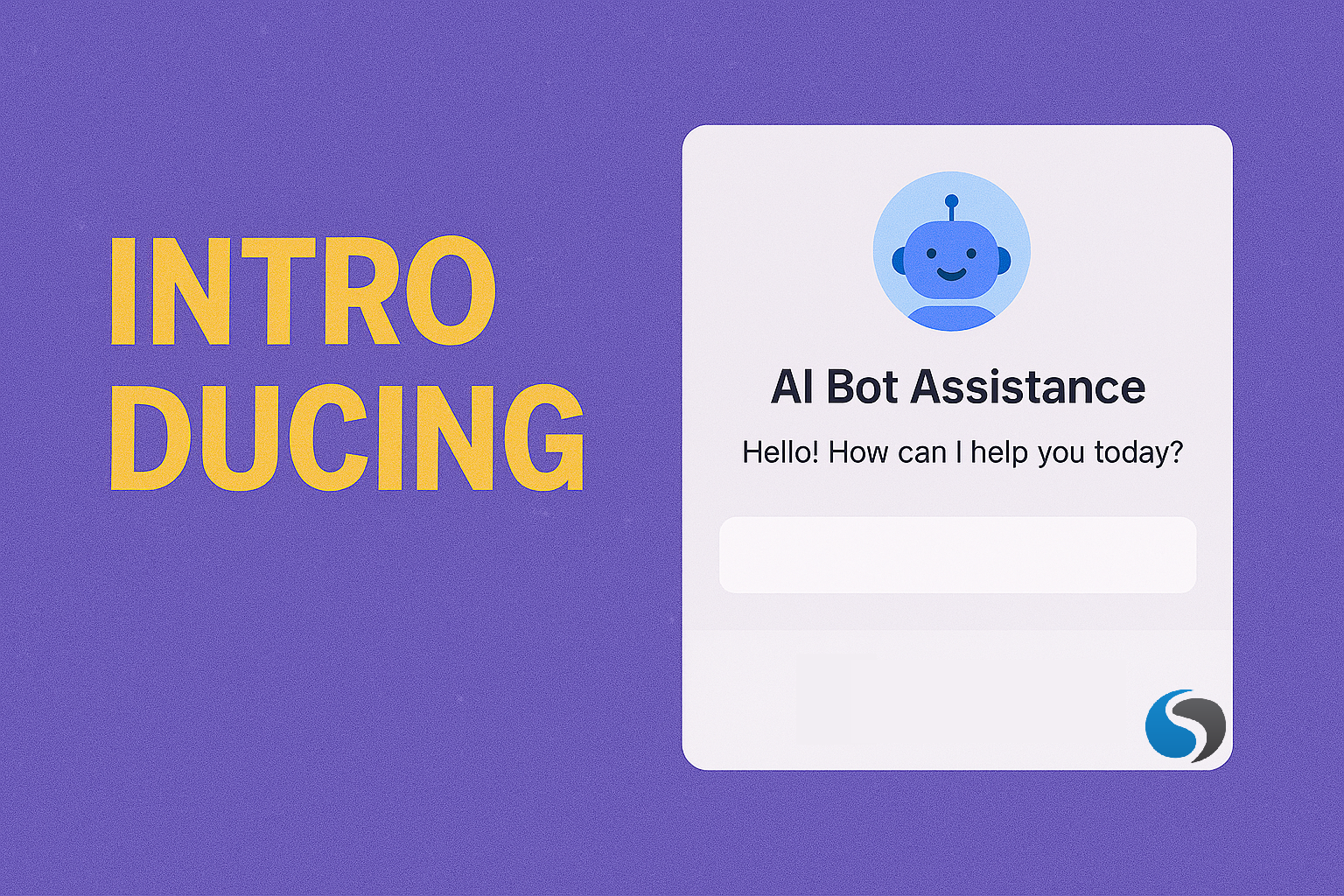 Chatbot AI for our website — Cincopa product update illustration