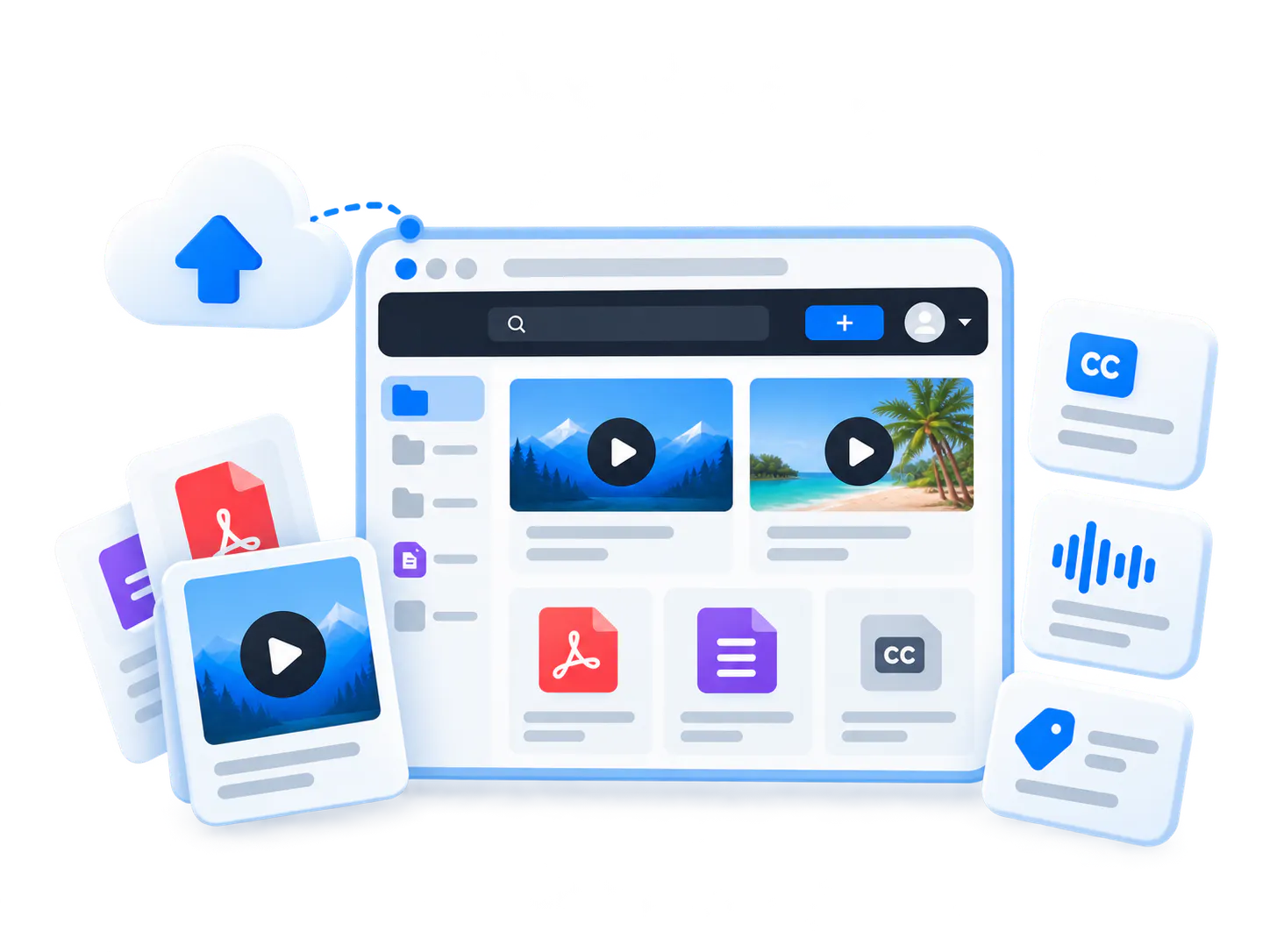 Hosted video and documents — Foundation