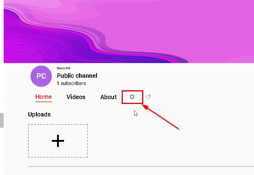 Create Public Channel in CincoTube