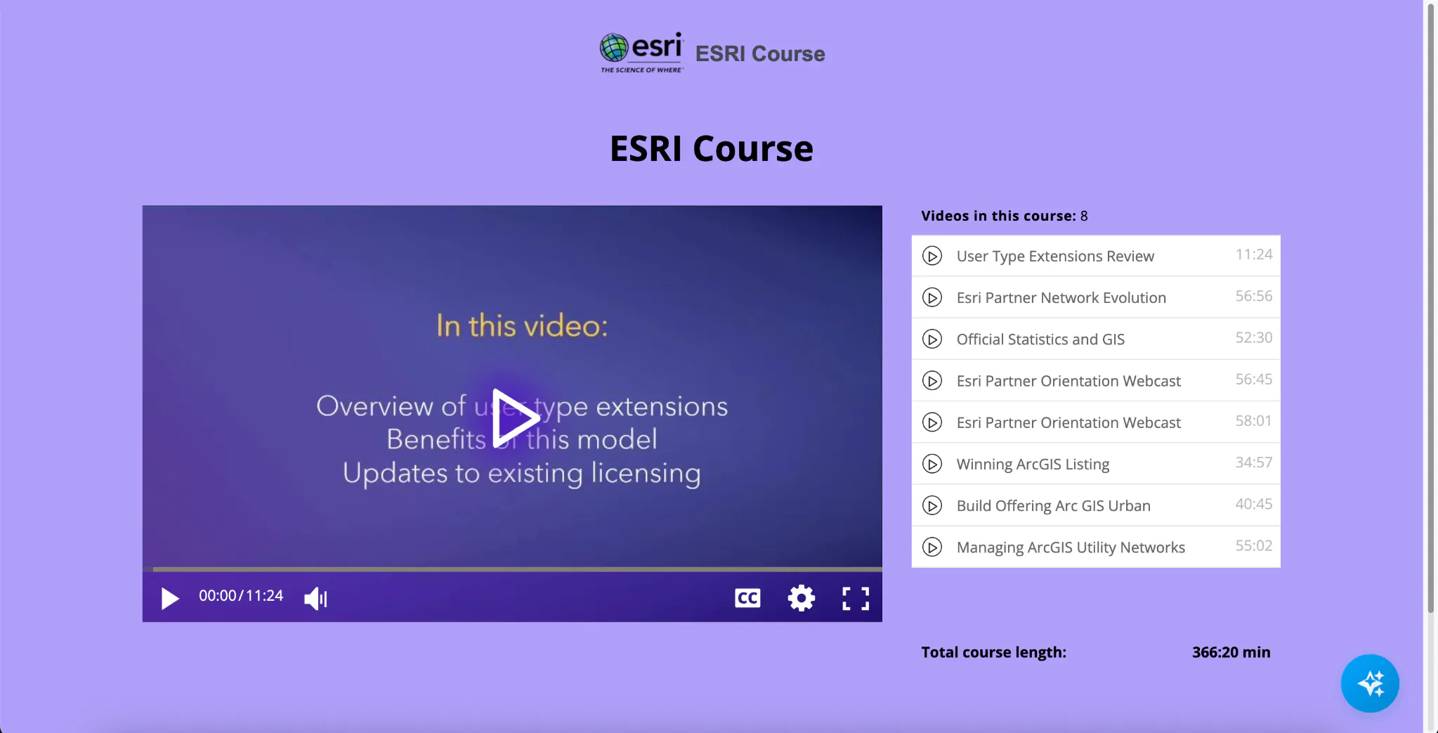Large client video library containing webinars, product demos, release notes, FAQs, and how-to content