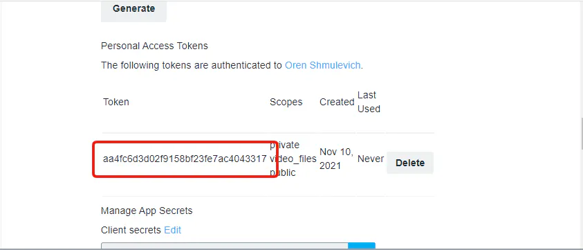 Import Assets using Vimeo importer