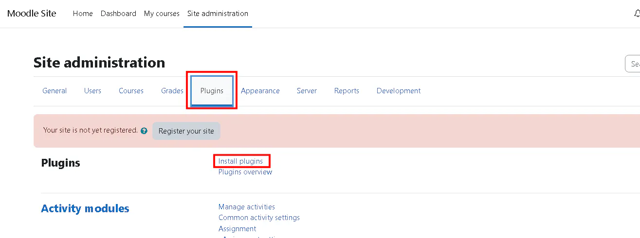 How to install Cincopa Plugins in Moodle LMS