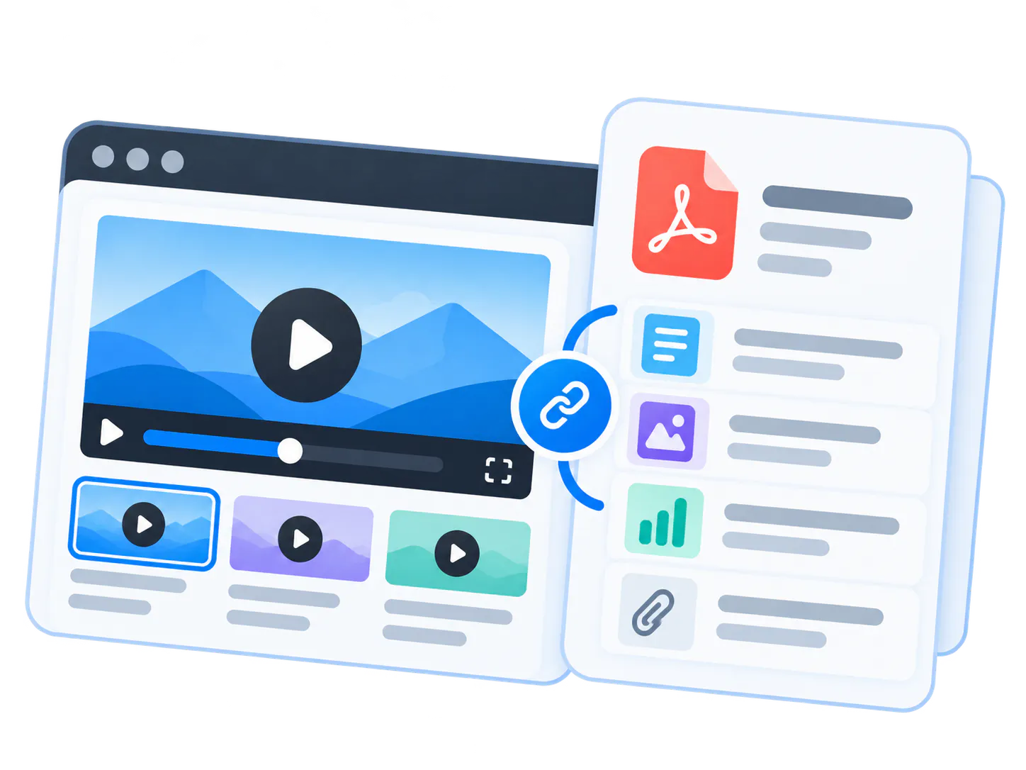 Video + PDF knowledge