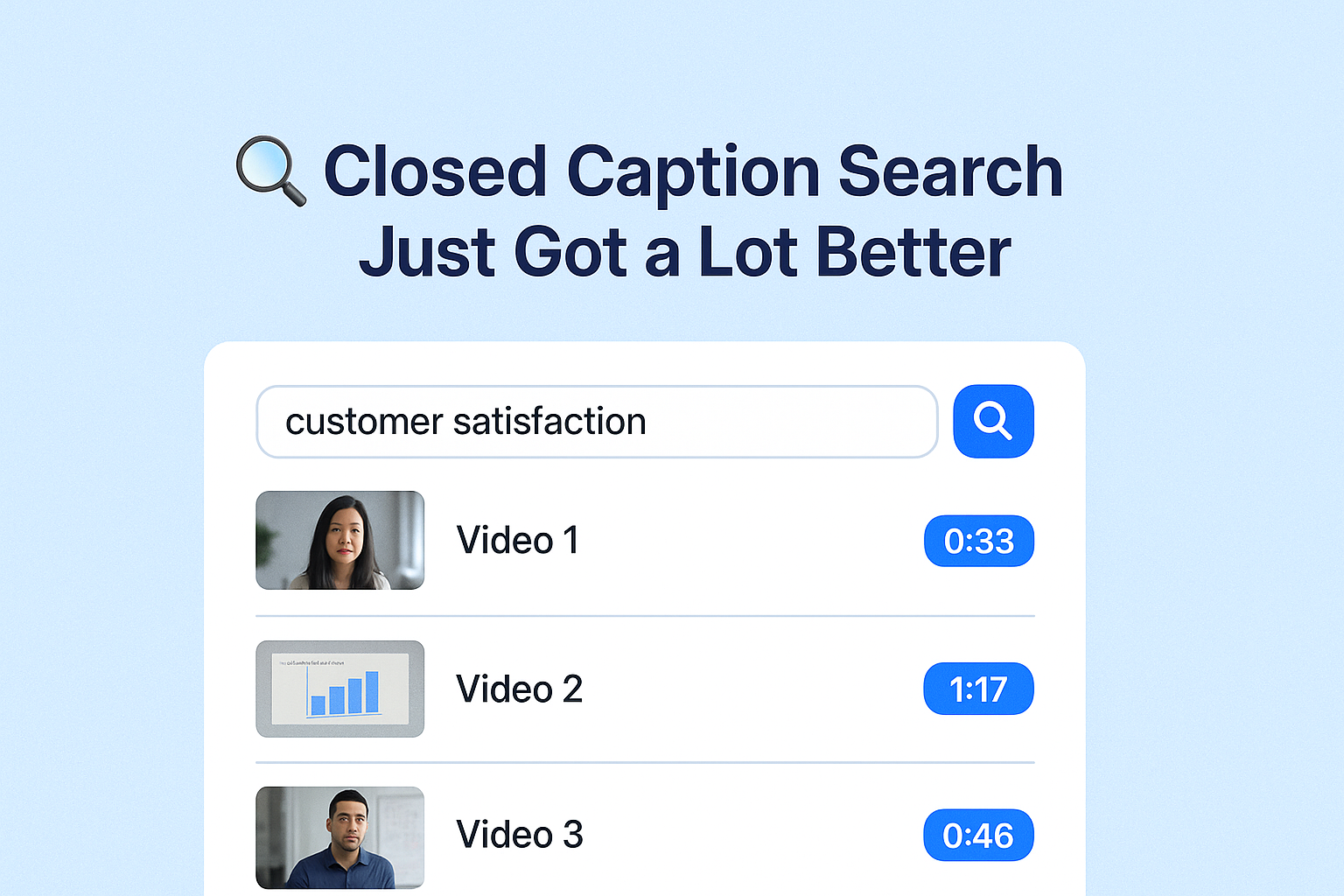 Closed Caption Search Just Got a Lot Better — Cincopa product update illustration