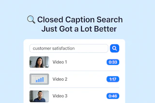 Closed Caption Search Just Got a Lot Better — Cincopa product update illustration
