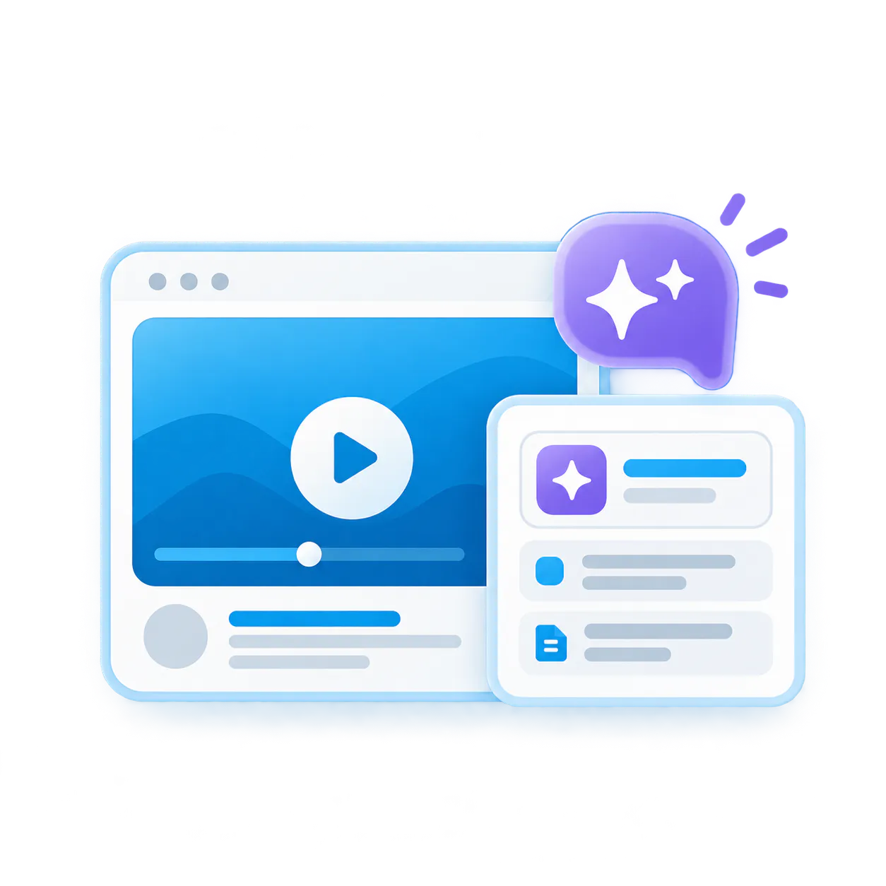 VideoGPT insights identifying recurring questions and unclear process guidance